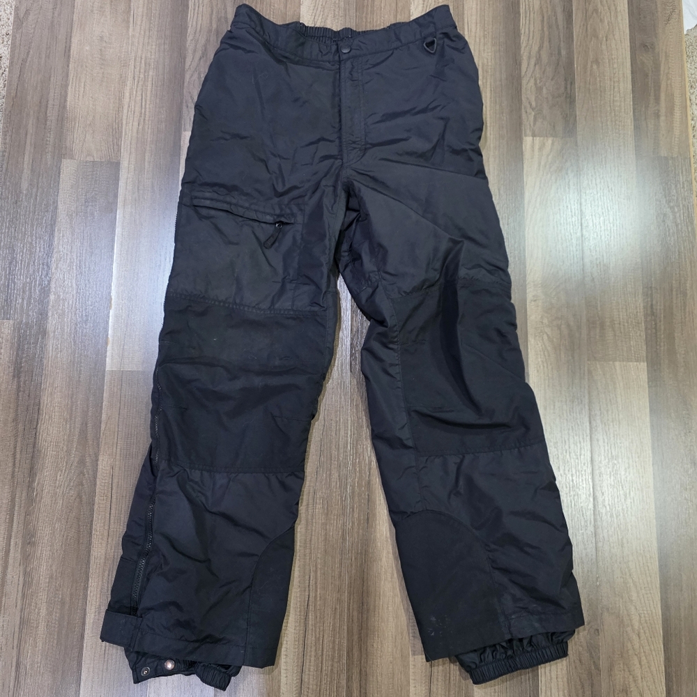 Vintage 2001 Columbia Full Side Zip Black Ski/Snowboard Pants Y2K Gorpcore. M